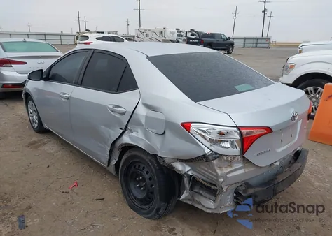 2017 Toyota Corolla Le z USA, uszkodzony, nr VIN 2T1BURHEXHC835817